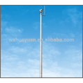 Outdoor steel camera mounting pole